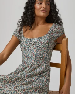Marchella Dress Botanical Blue