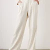 Marnie Trousers Ivory Pinstripe