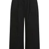 Marybeth Broderie Trousers Black