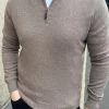 Max Half Zip Knit Brown