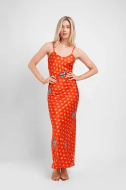Maxi Slip Dress The Red Stars