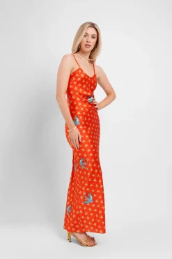 Maxi Slip Dress The Red Stars