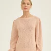May Boatneck Knit English Rose
