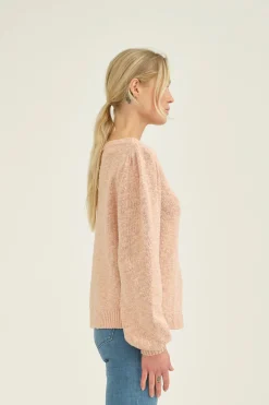 May Boatneck Knit English Rose