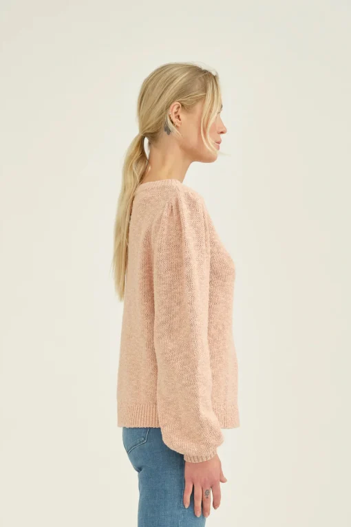 May Boatneck Knit English Rose