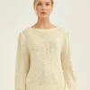 May Boatneck Knit Whisper White