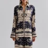 Meya Printed Shirt Bandana