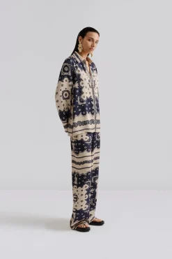 Meya Printed Shirt Bandana