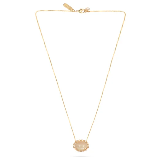 Mini Button Choker Mother Of Pearl