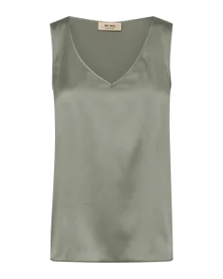 MMAstrid Silk V-Neck Shadow