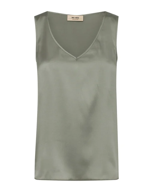 MMAstrid Silk V-Neck Shadow