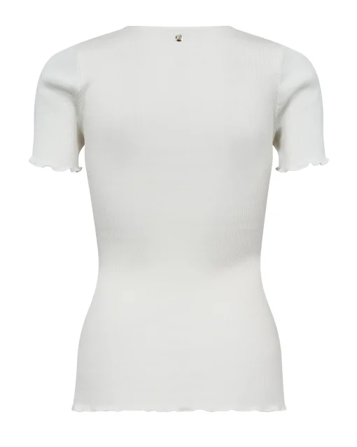 MMElaine O-SS Silk Tee Ecru