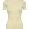 MMElaine O-SS Silk Tee French Vanilla