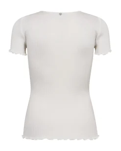 MMElaine O-SS Silk Tee White