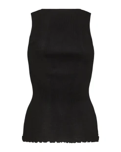 MMElaine Silk Tank Top Black