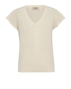 MMGanna Pattern Knit Ecru