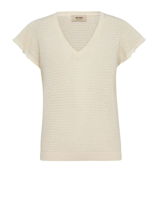 MMGanna Pattern Knit Ecru