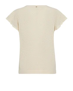 MMGanna Pattern Knit Ecru
