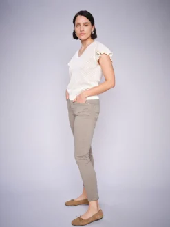MMGanna Pattern Knit Ecru