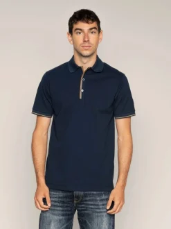 MMGHarvey Polo Ss Tee Navy