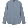 MMGTheo Linen Shirt Light Blue