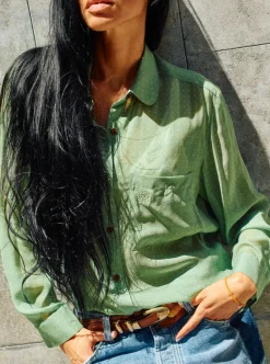 MMHDevotion Silk Shirt Watercress
