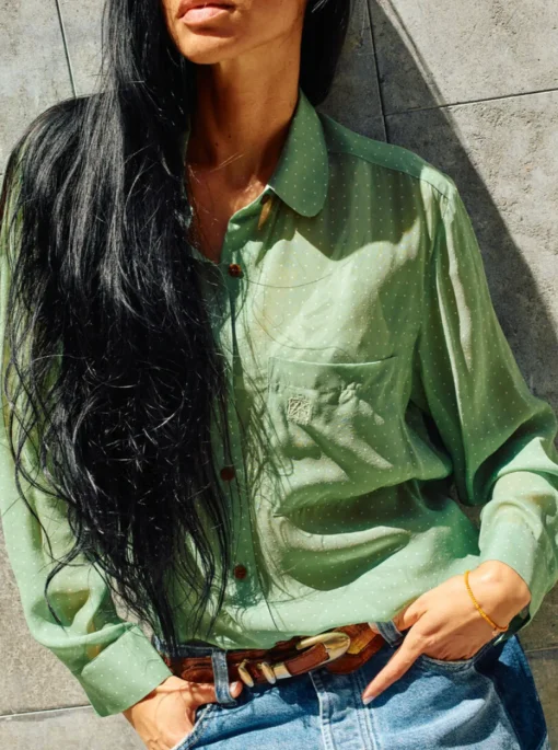 MMHDevotion Silk Shirt Watercress