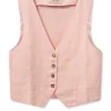 MMMelka Tili Linen Vest Impatiens pink