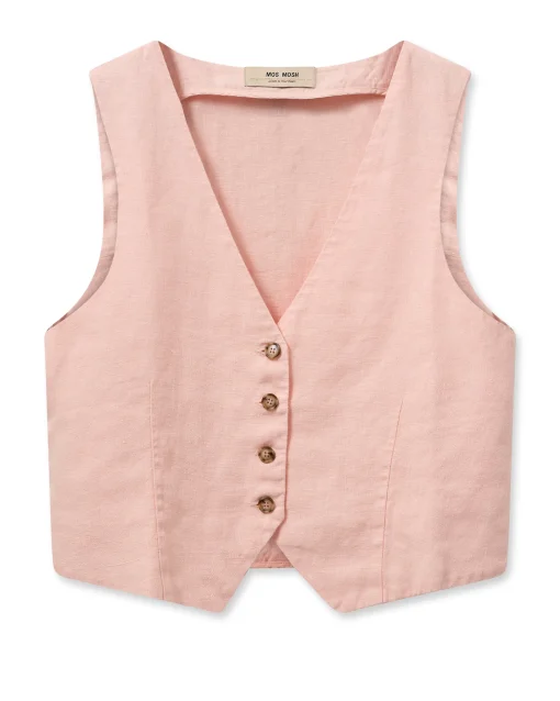 MMMelka Tili Linen Vest Impatiens pink
