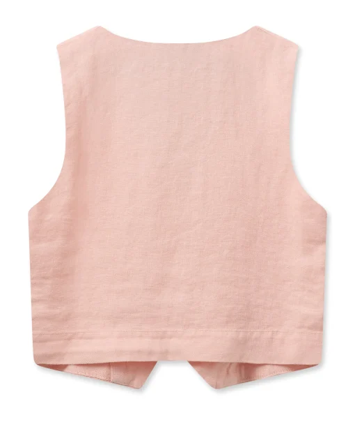 MMMelka Tili Linen Vest Impatiens pink