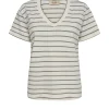 MMNani V-SS Stripe Tee Shadow