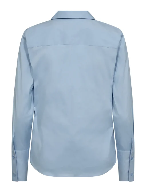 MMSybel Satin Shirt Cashmere Blue