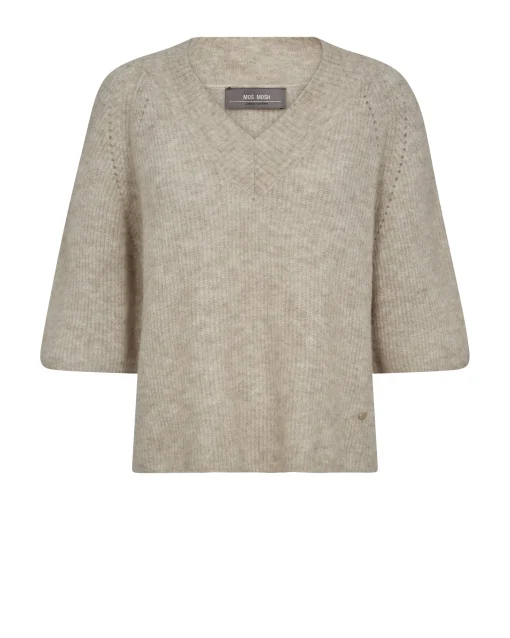 MMTaci 3/4 Knit Feather Gray