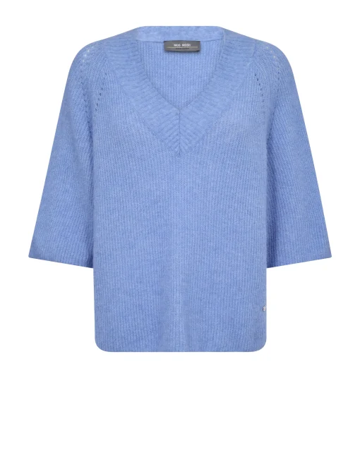 MMTaci 3/4 Knit Hydrangea