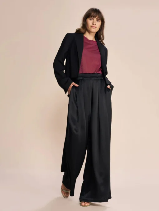 MMThea Glossi Pant Black