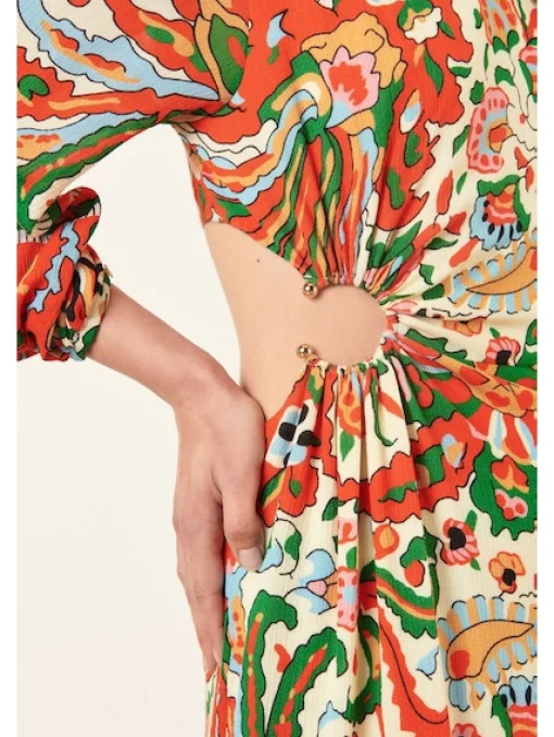 Monica Dress Ecru