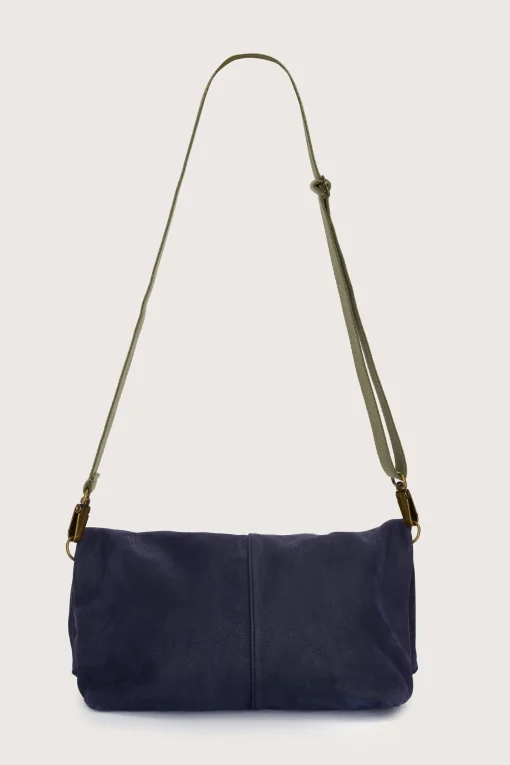 Navy Spritz Bag Kaki Strap