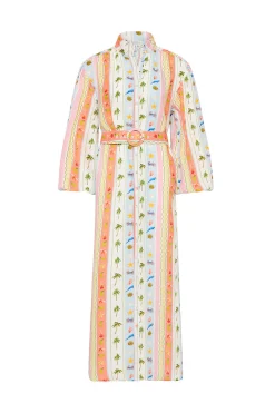 Noddy Dress Tropical Stripe