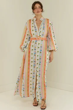 Noddy Dress Tropical Stripe