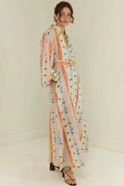 Noddy Dress Tropical Stripe