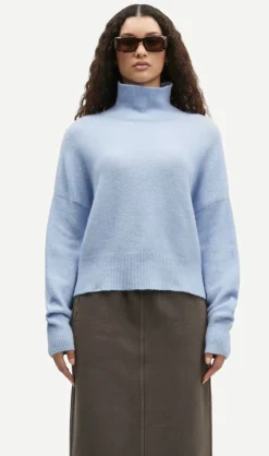 Nola T-N Jumper Subdued Blue