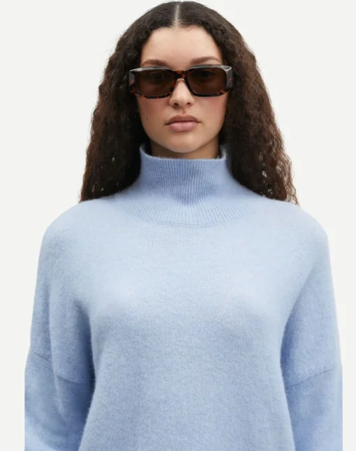 Nola T-N Jumper Subdued Blue