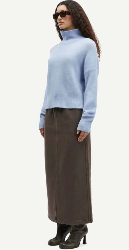 Nola T-N Jumper Subdued Blue