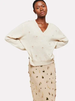 Palm Jumper Cygnet/Cozet Gold Lurex