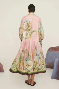 Papaya Shirtdress Pink