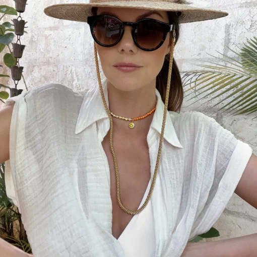 Paris Gold Sunglasses Chain