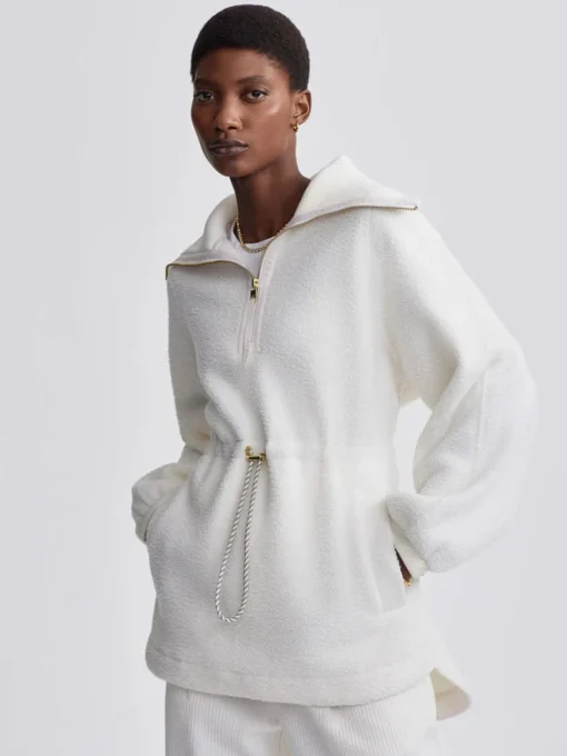 Parnel Half-Zip Fleece Egret