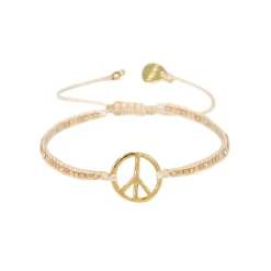 Peace Bracelet Gold