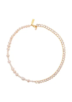 Pearl Necklace DUO- Cubic Zirconia