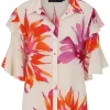 Peonie Blouse Pink Flower